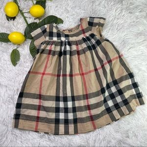 BURBERRY Baby 9 months Plaid Check Dress